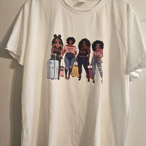 Vacation XL white t-shirt